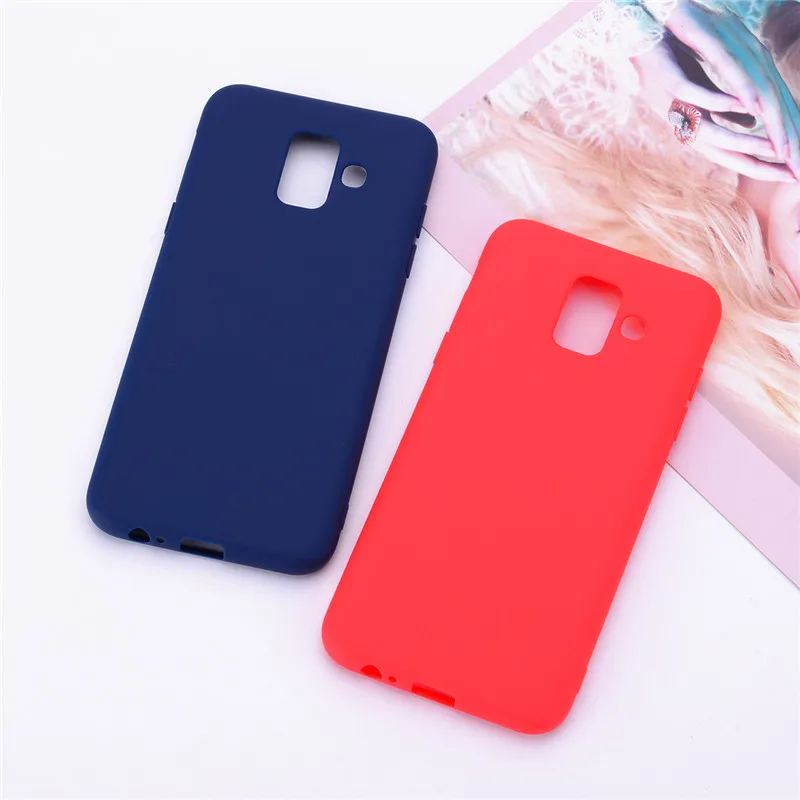Силиконовый чехол для samsung Galaxy A6 чехол SM A600 A600F яркий мягкий чехол для samsung A6 Plus чехол A605 A605F funda