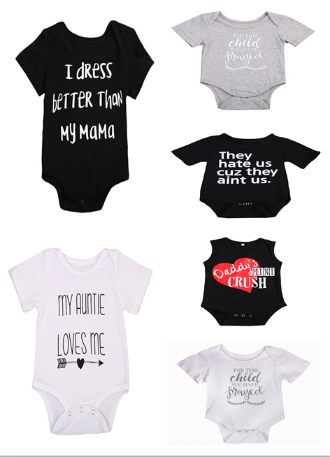 2017 Летний комбинезон для новорожденных мальчиков и девочек хлопковый с