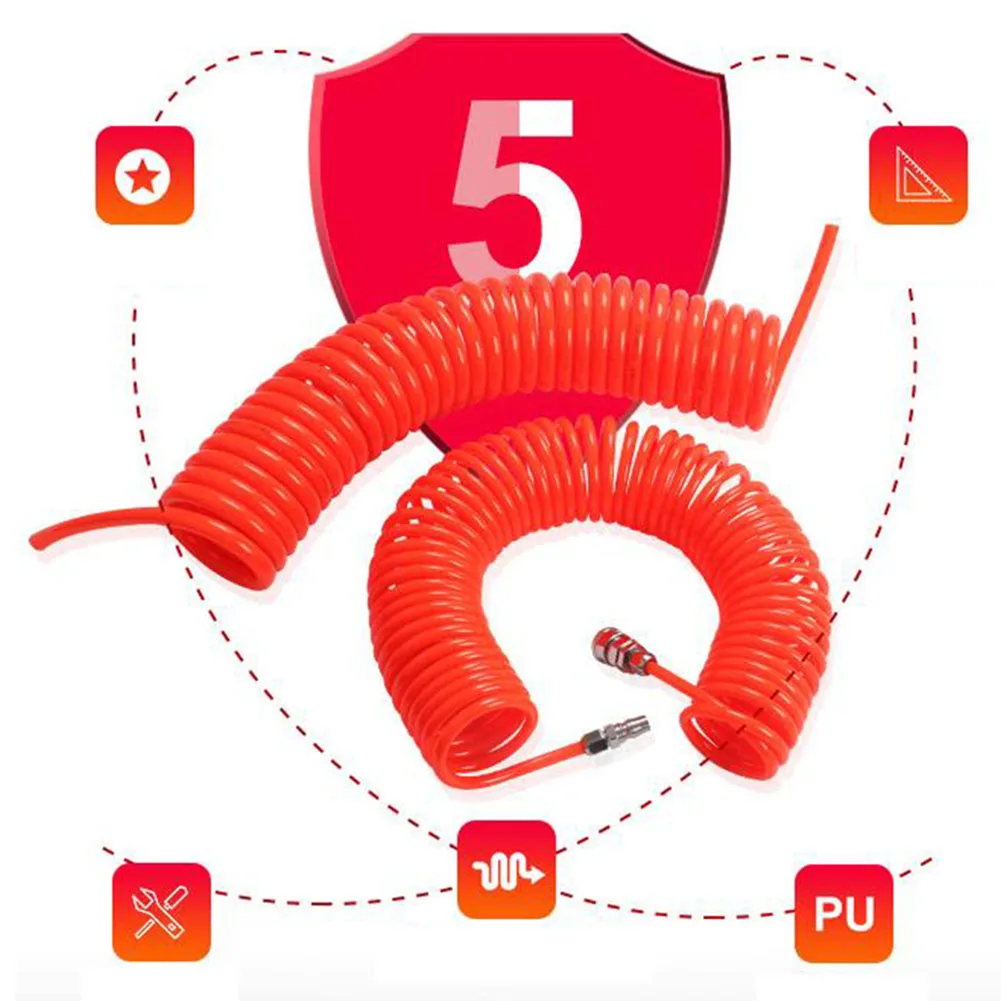 Насос PU инструмент спиральная трубка воздушный компрессор гибкие аксессуары