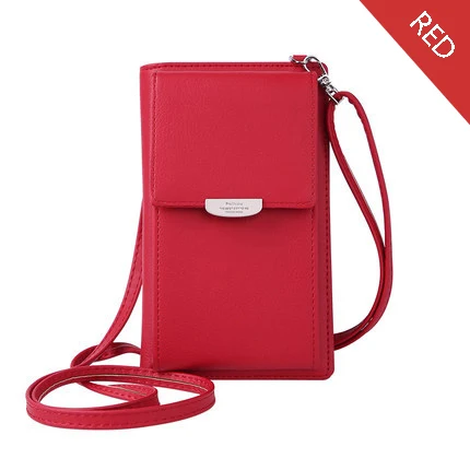 Red Новые поступления Crossbody телефон и кошелек pruse для iPhone кошелек Чехол универсальный кошелек Чехол - Цвет: Red