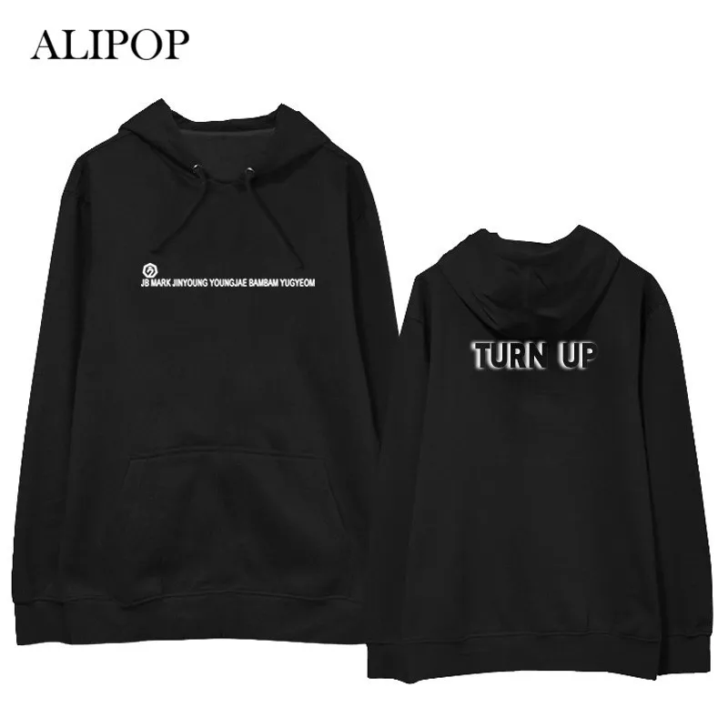 ALIPOP Kpop GOT7 2017 толстовка с отложным альбомом хип хоп повседневные хлопковые