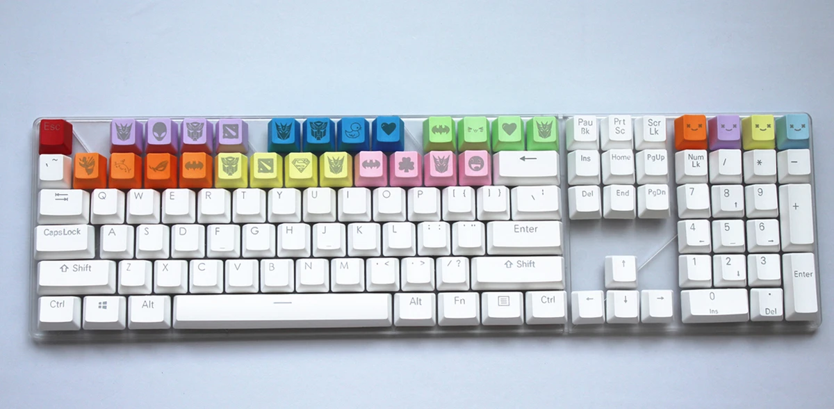 29 шт./компл. OEM R4 ключ Кепки PBT красочный лазер резьба личность ключ Кепки более Цвет несколько узоров