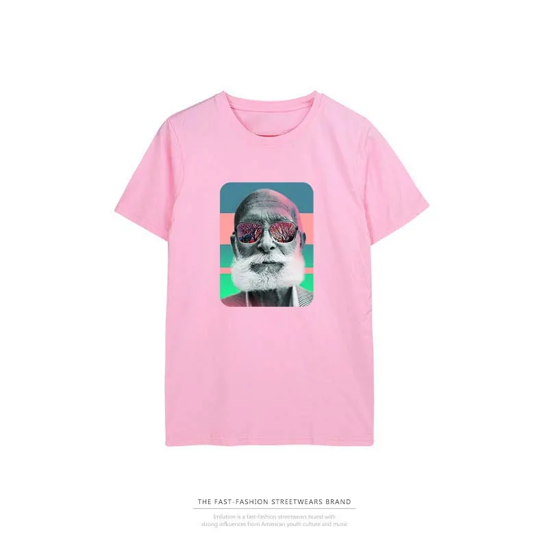 QJM Vaporwave футболка Для женщин Модная хлопковая уличная хлопок короткий рукав