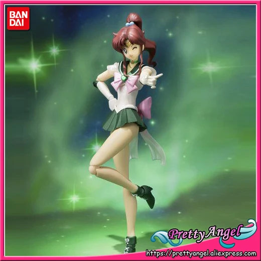 PrettyAngel-Подлинная Bandai Tamashii нация S.H. Figuarts эксклюзивная фигурка Сейлор Мун суперс Супер Сейлор Юпитер