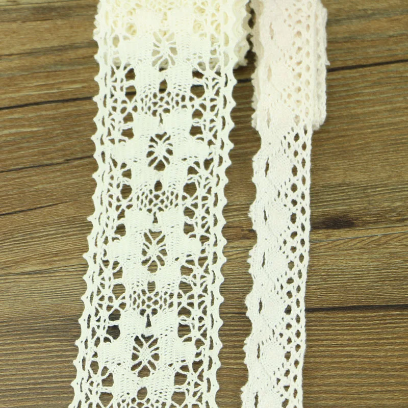 5 ярдов/много белых хлопковых вязаных крючков|5 yard|cotton lace lotlace fabric lot |