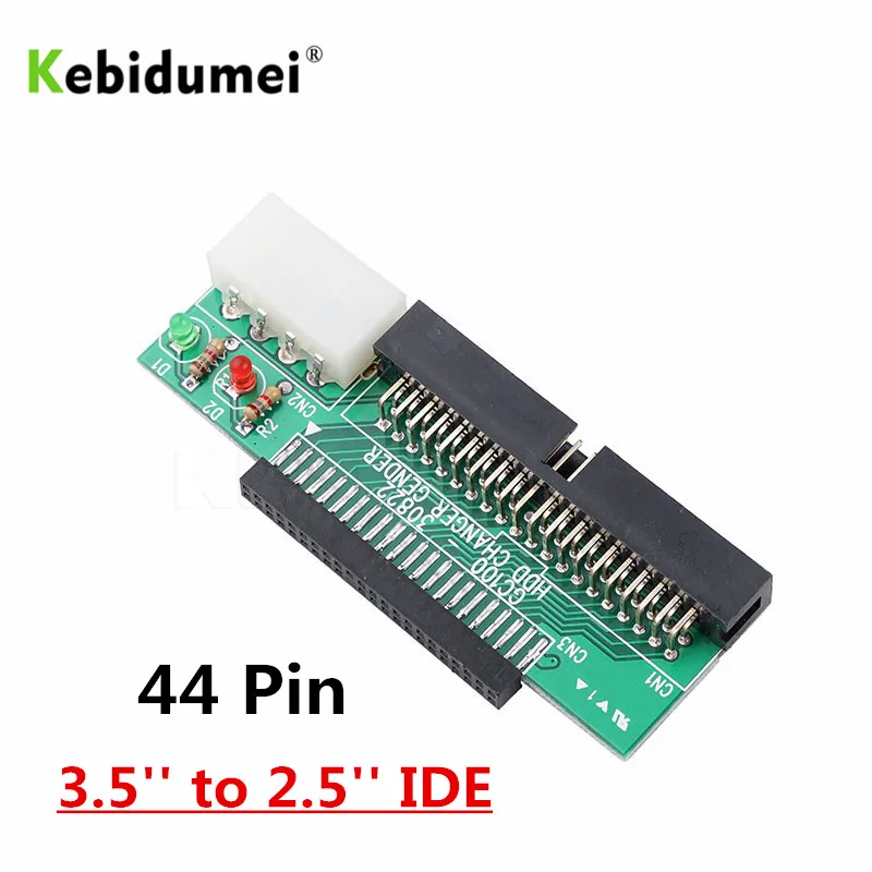 Kebidumei 44 контакта 2 5 ''HDD до 3 5'' IDE преобразователь жесткого диска адаптер для