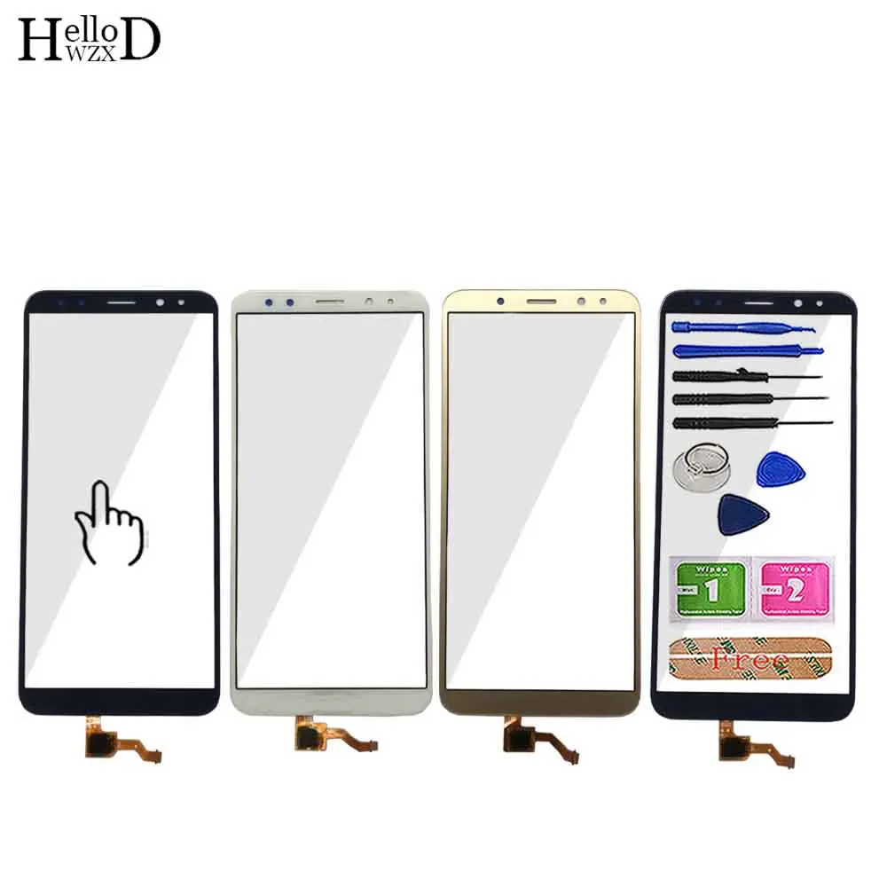 

Сенсорный экран передняя панель для Huawei Mate 10 Lite / G10 / G10 Plus / Nova 2i сенсорный экран дигитайзер Стеклянные инструменты 3M клей