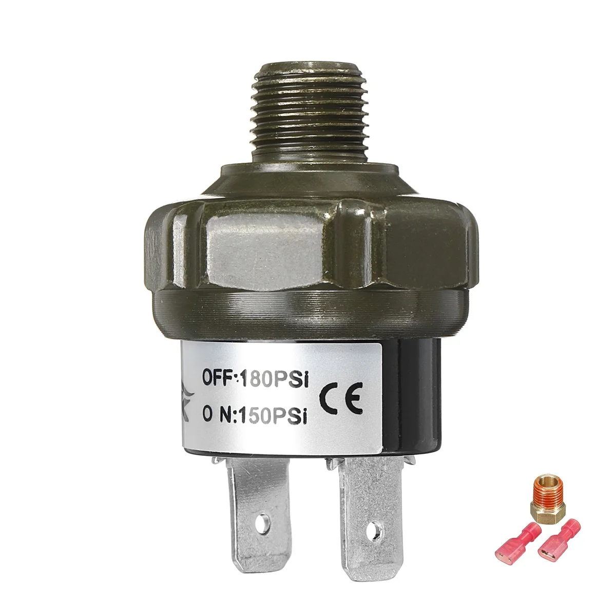 150-180Psi 1/" до 1/4" NPT разъем PSI воздушный компрессор для езды переключатель давления на бак контроль 70 90 100 120 150 180psi - Цвет: 150-180Psi