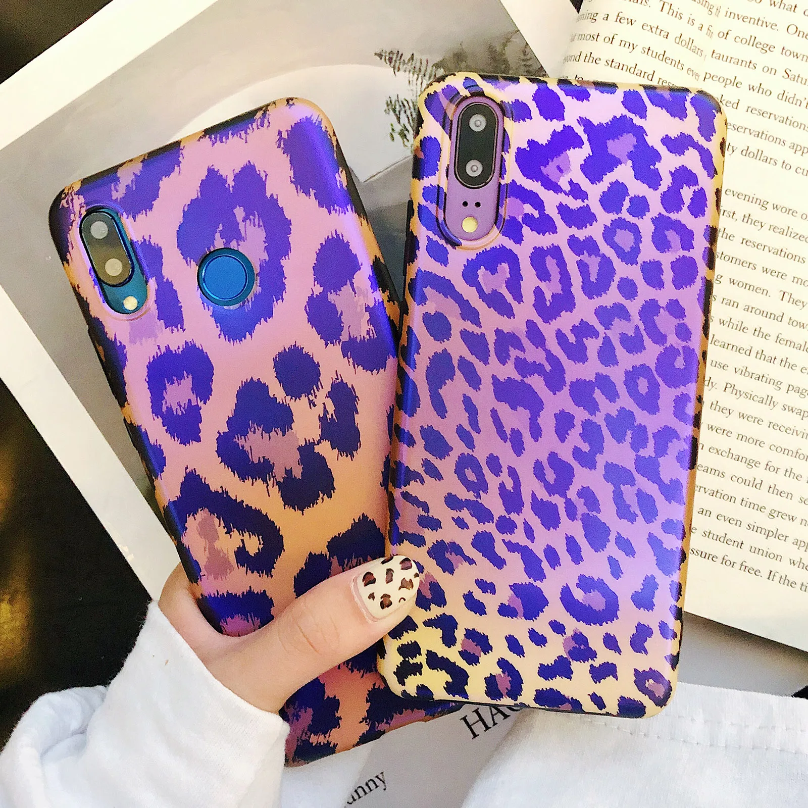 Для huawei P30 Pro P20 Lite Mate20 антидетонационных ретро матовый Blu-Ray окрашенные Leopard Мягкая