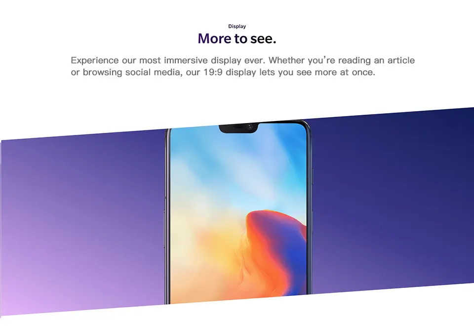 New Original OnePlus 6 8GB 128GB Snapdragon 845 Octa Core AI Dual Camera 20MP+16MP Face ID Unlock Android 8 NFC Waterproof