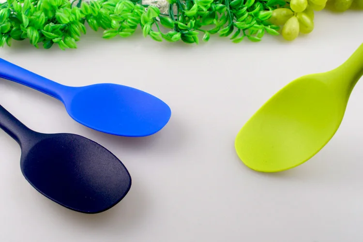 Высококачественная Большая универсальная силиконовая ложка для смешивания 27 5
