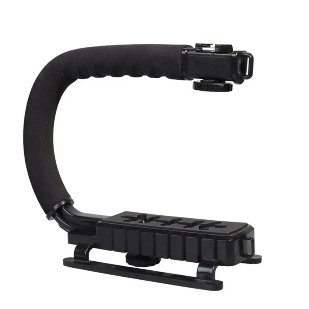 Black C / U Shape Bracket Holder Stabilizer Video Handheld Grip For DSLR Camera | Tools