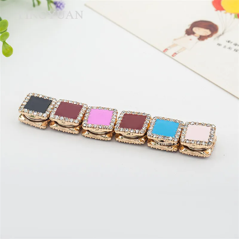 XT61 оптовая продажа площади магнит Броши Модные двусторонний модные брошь женщин