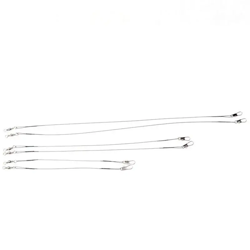 72 штуки анти укус рыболовные приманки провод следов Лидер Поворотный