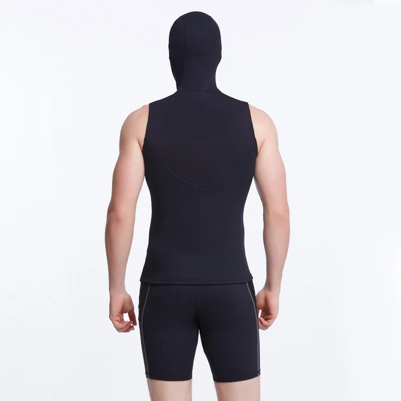 Неопреновая шапка 3 мм для подводного плавания с плечевым снаряжением капюшоном