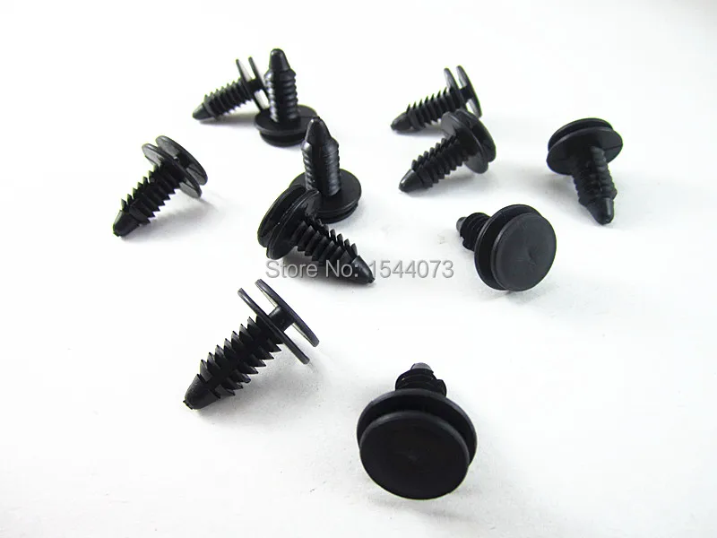 

500x Black Interior Door Trim Plastic Panel Retainers Clips Fit For Ford TRUCKS F-150 F-250