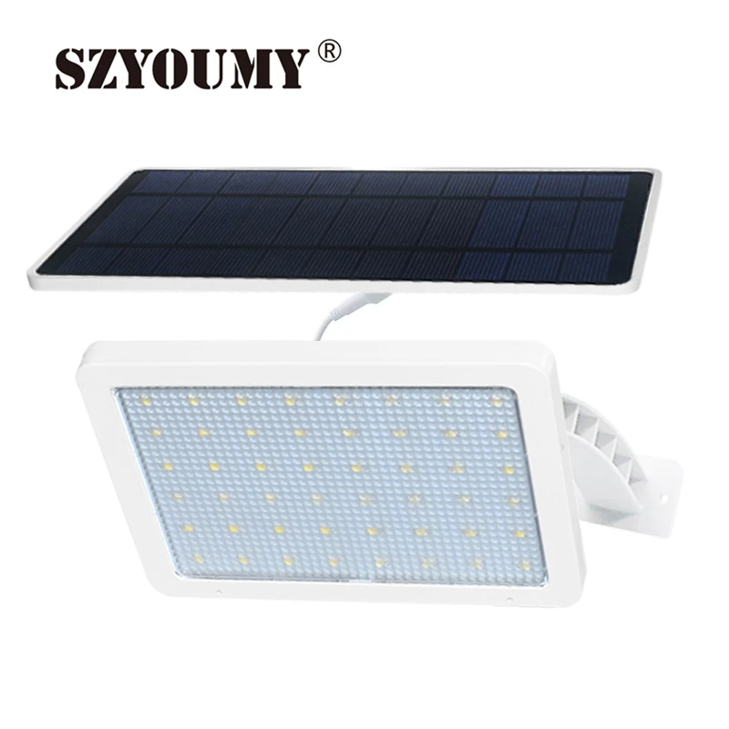 Уличный настенный светильник на солнечной батарее SZYOUMY 48 светодиодов