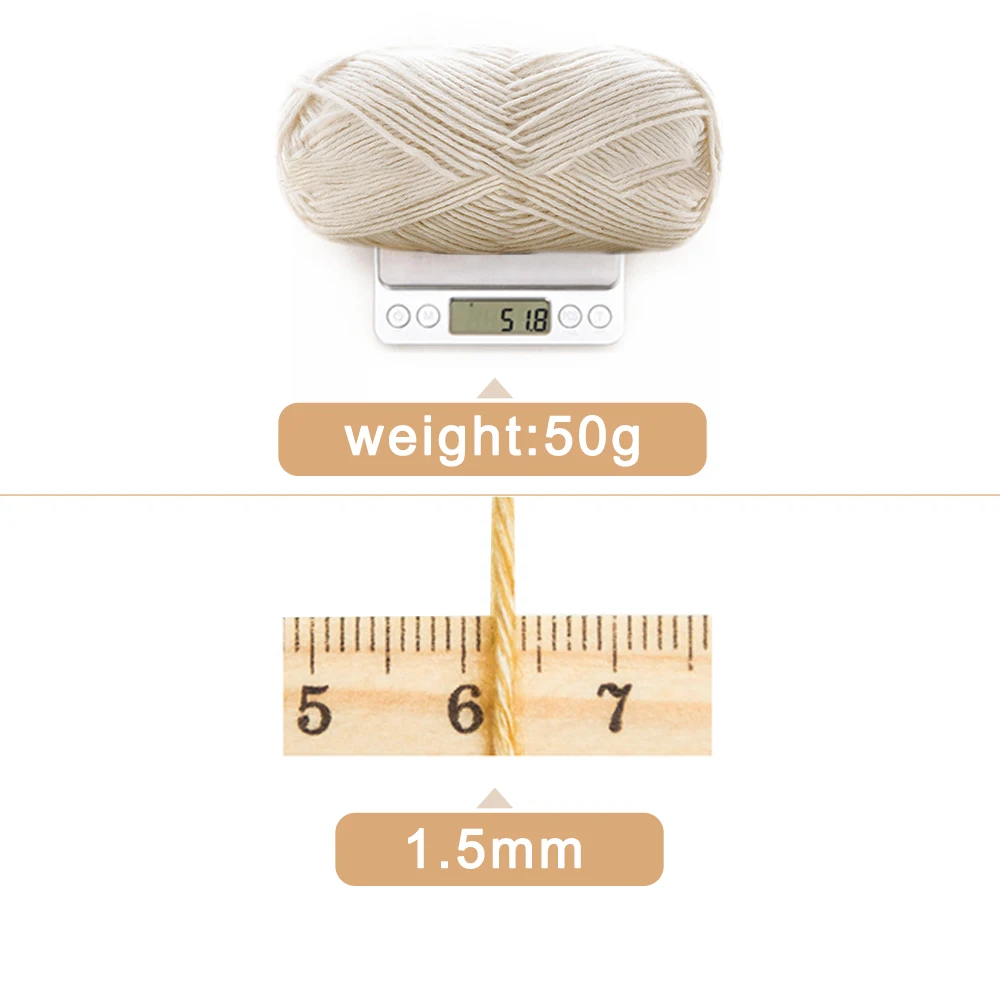 Горячая зима мягкая молочная хлопчатобумажная пряжа Сделай Сам Вязание Детская