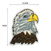 eagle head military tactical army patch embroidered patches iron on patches for clothes stickers applique fabric 2018new 1pc
