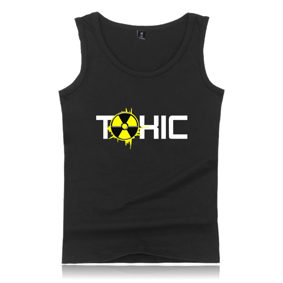 Kpop "Toxic" Летний мягкий модный жилет без рукавов для бега, для фитнеса, спортивный жилет, уличный стиль, Модный повседневный