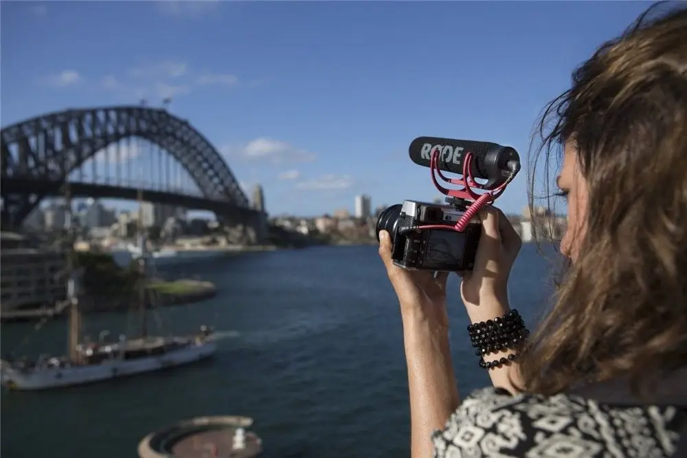Встроенный микрофон для видеокамеры Rode VideoMic Go с креплением Rycote Lyre интервью Canon Nikon
