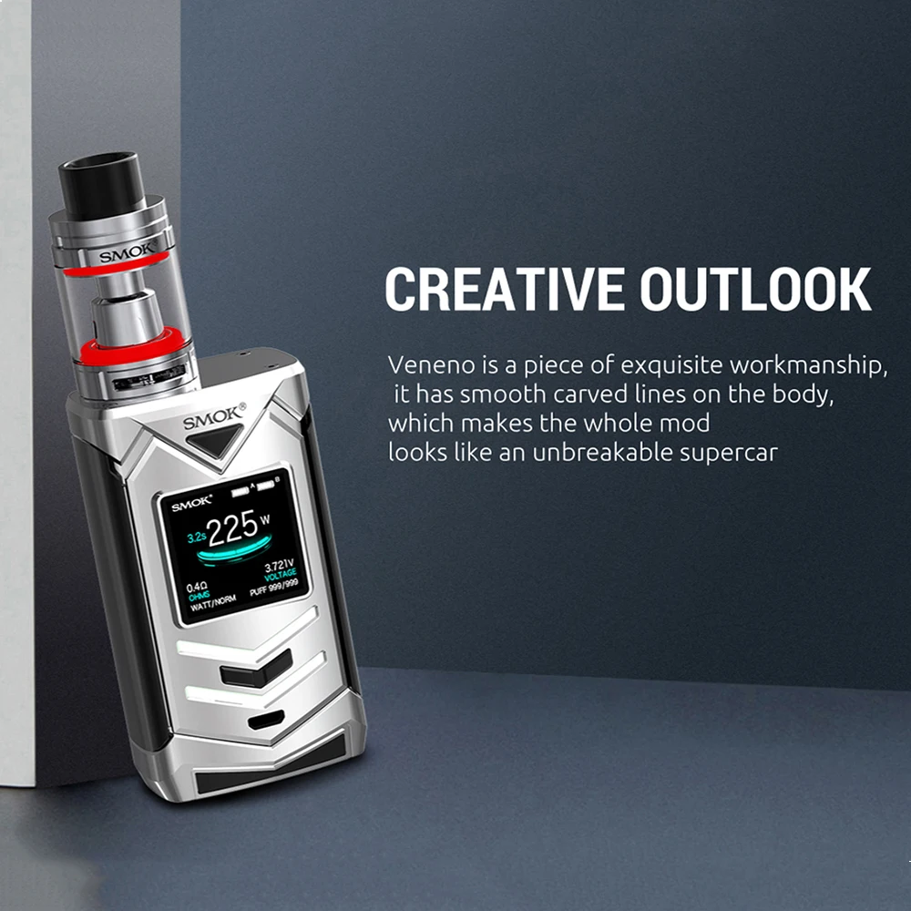 Электронная сигарета Vape SMOK Veneno Kit 225 Вт бокс мод испаритель электронные сигареты