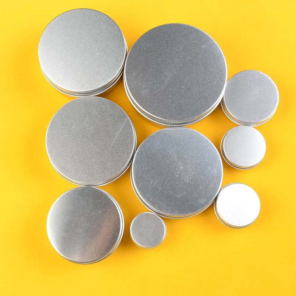 Пустая Алюминиевая портативная пустая Косметическая банка для макияжа образец