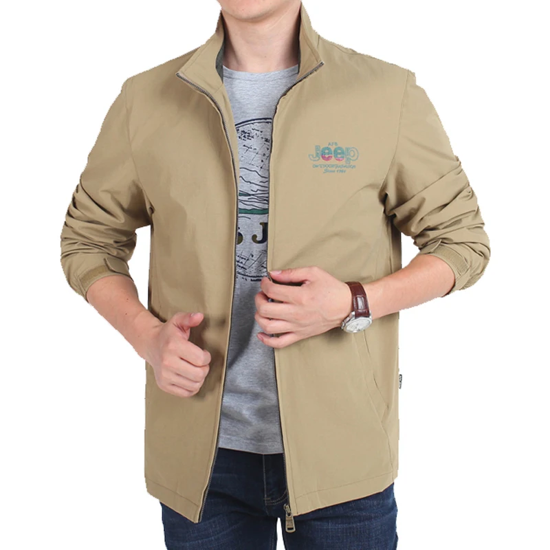Для мужчин куртка 2017 AFS джип бренд Демисезонный модные однотонные Цвет Стенд