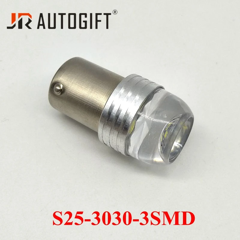 10 шт. супер яркие DC12V 1156 1157 3SMD BA15S белый/красный/синий/зеленый/желтый P21W светильник
