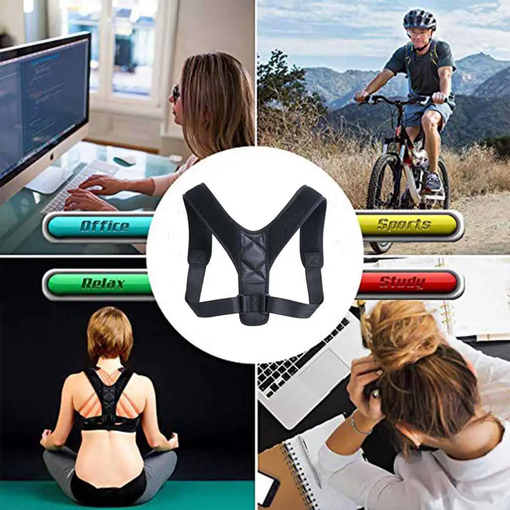 USA Designed Body Shaper Upper Back Support Brace for Pain Relief from Neck Back Shoulder & Bad Posture Pose Corrector Bodysuits