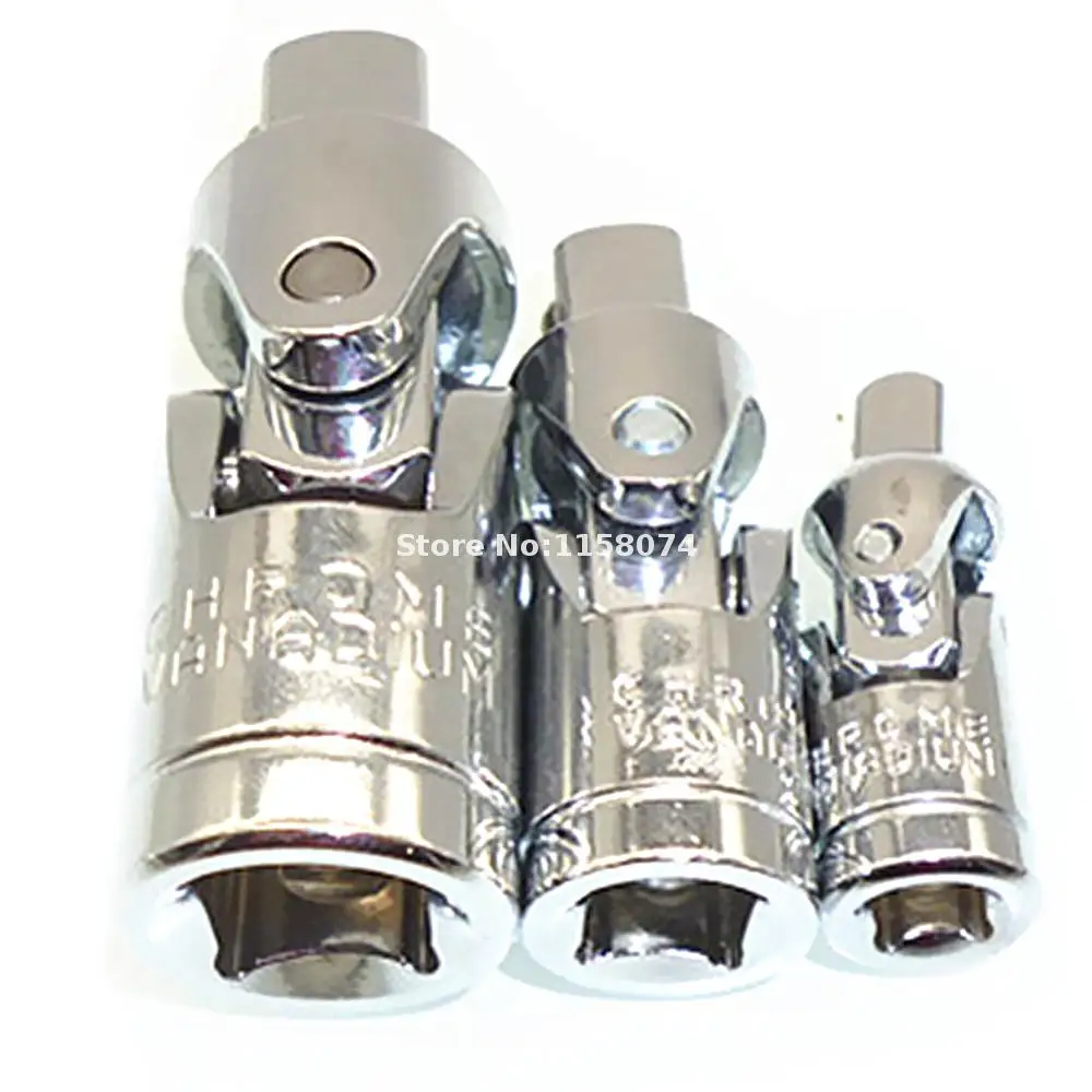 3x Универсальный Шарнир адаптер 1/2 &quot1/4&quot 3/8 &quot угол удлинитель 1/4&quot &quot1/2