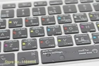 Для Macbook Pro Air 13 15 17 Usa Adobe Indesign ярлык горячий ключ функциональный ТПУ подсветка клавиатура Обложка Защита кожи