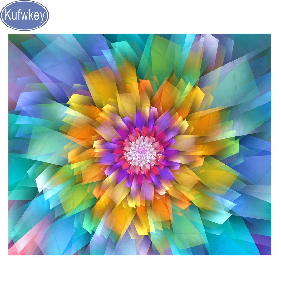 Швейная машина для алмазной живописи Kufwkey с мандалой полноразмерная Алмазная