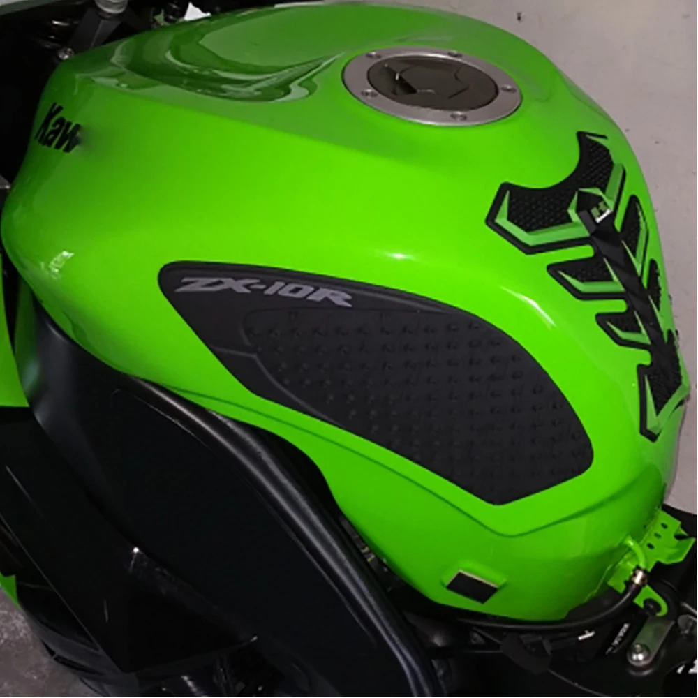 

Motorcycle Anti slip Tank Pad 3M Side Gas Knee Grip Traction Pads Protector Stickers For Kawasaki ZX-10R ZX10R 2008 2009 2010