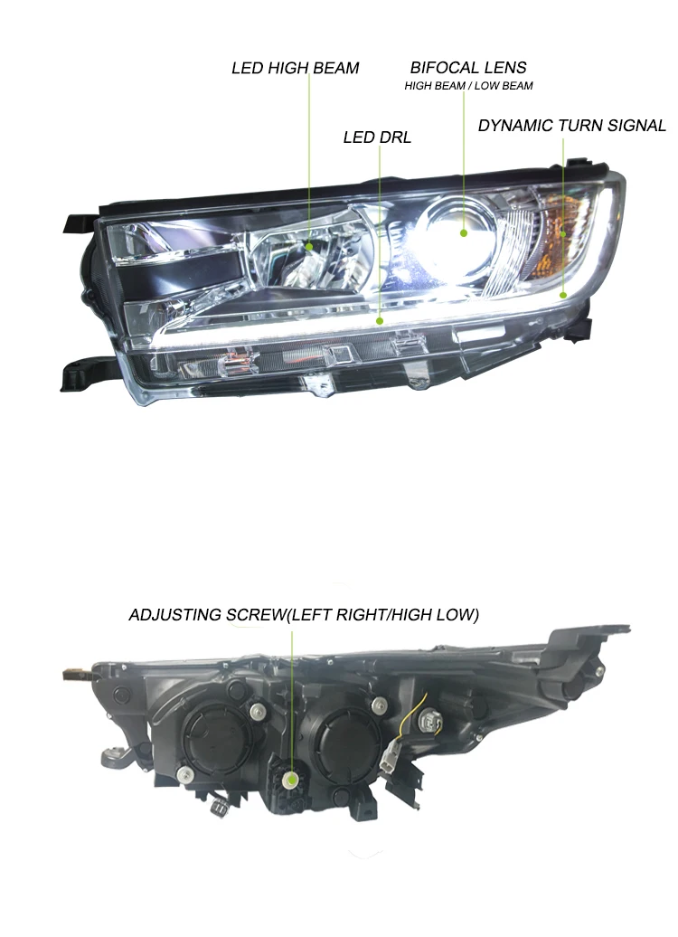 Автомобильный Стайлинг фара чехол для фары Toyota Highlander Highlander светодиодный фар Светодиодный вариант H7 ксеноновая лампа светодиодный фар