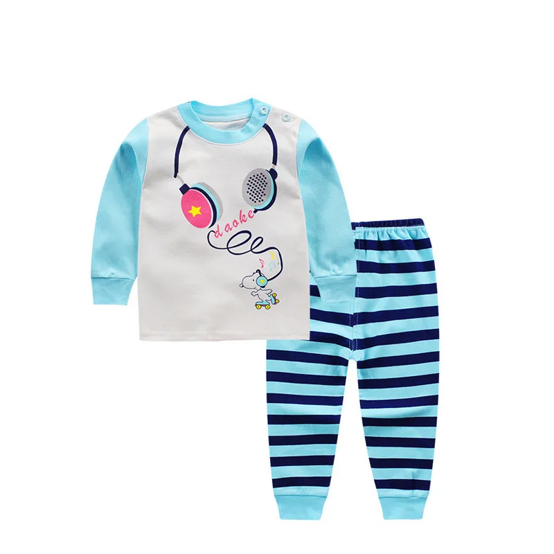 Boys Girls Autumn Winter Tiny Cottons Set Baby Clothes Teenage Children Boutique Pajamas Outfits for Kids Toddler Tracksuit | Детская
