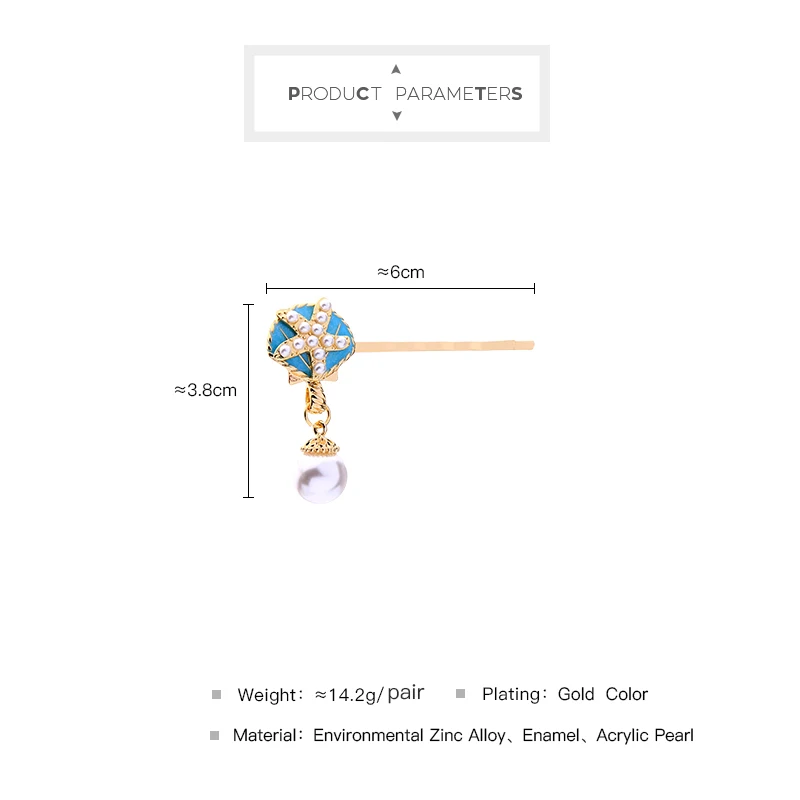 Женские эмалированные акриловые жемчужные Заколки BALANBIU два типа специальный