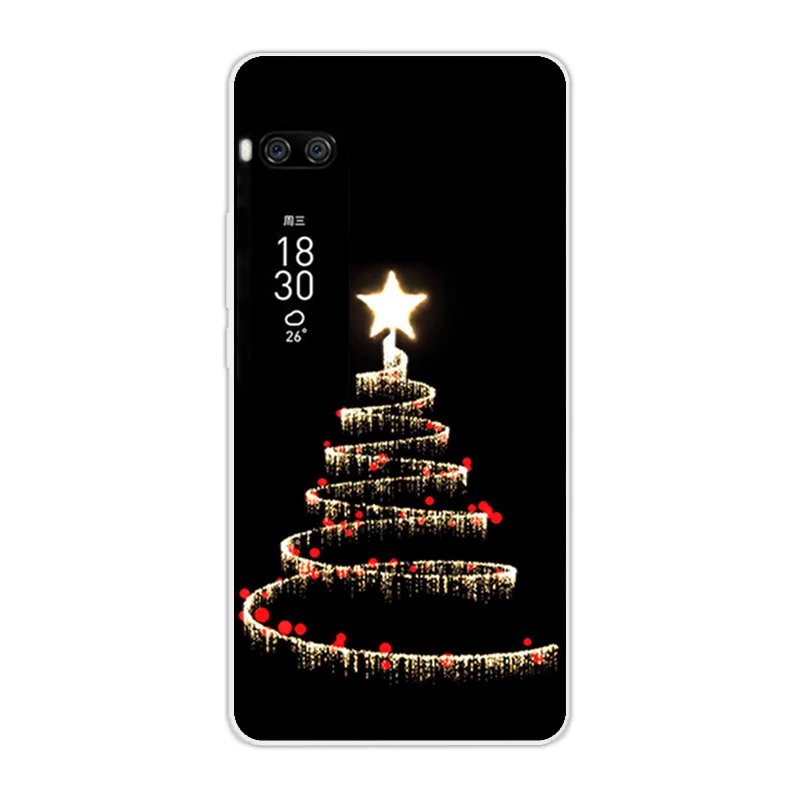 25 Роскошный ТПУ чехол для Meizu Pro 7 Plus, Рождественская ночь, задняя крышка для Meizu Pro 7 Plus, прозрачный чехол, оболочка корпуса телефона, Капа - Цвет: 25