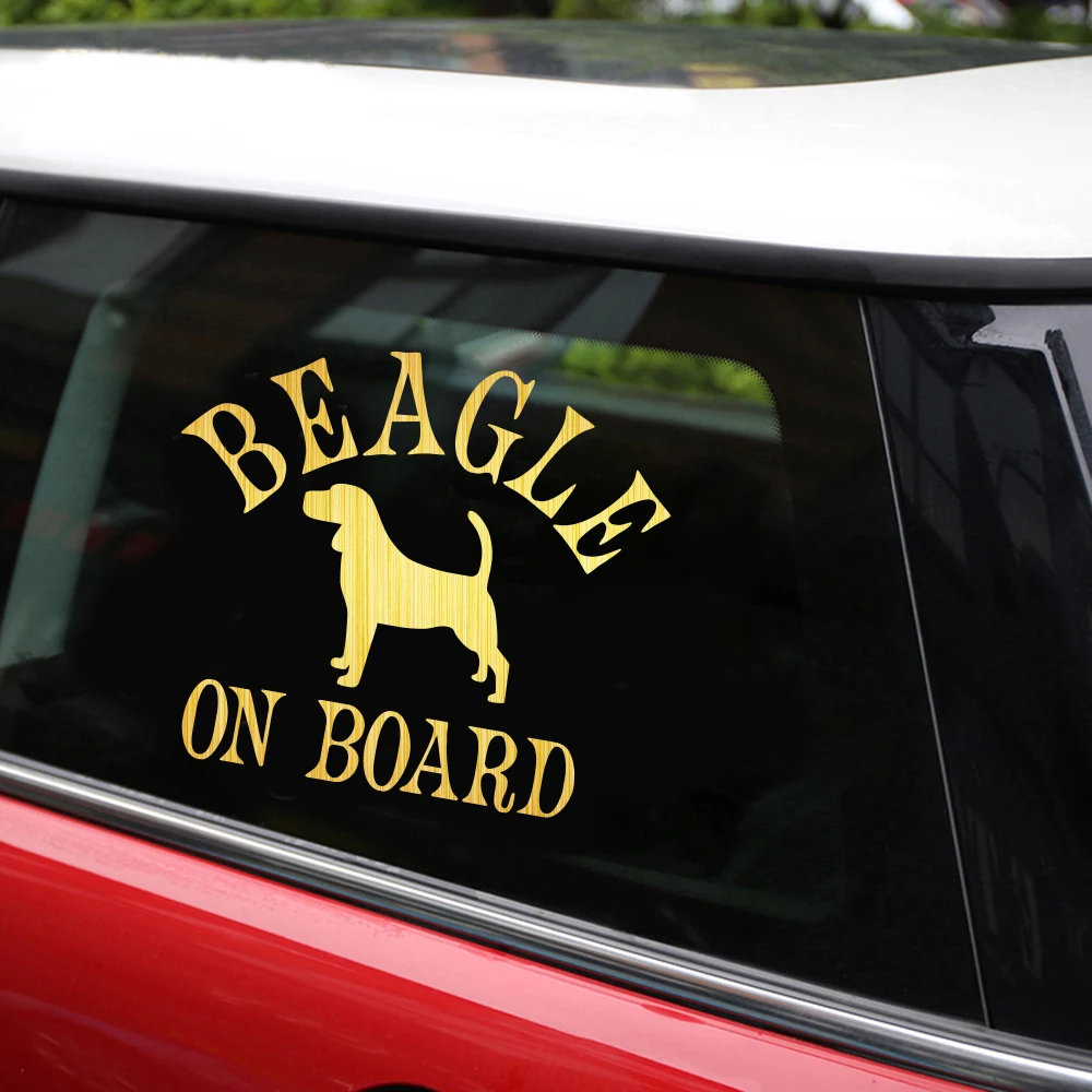 Tangredy Beagle на доске автомобильные наклейки и бампер для автомобиля Стайлинг