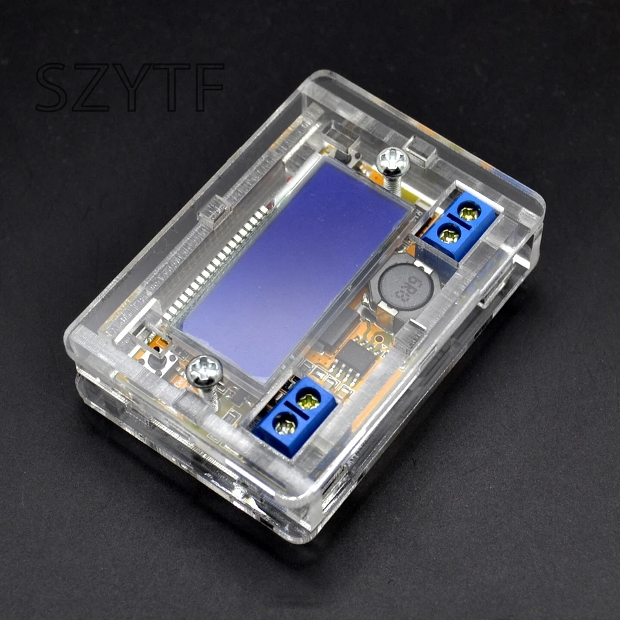 ЖК дисплей с регулируемым питанием понижающий модуль DC ступенчатая зарядка DIY Kit