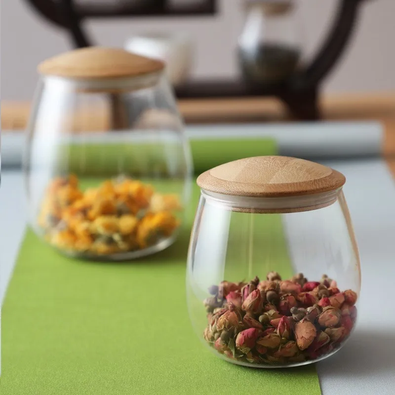 Творческий Mason Jar специи боросиликаное стекло банки с крышкой Герметичная кухня хранения бутылки кофе сахар оптом контейнер карамельная трось сandy cans