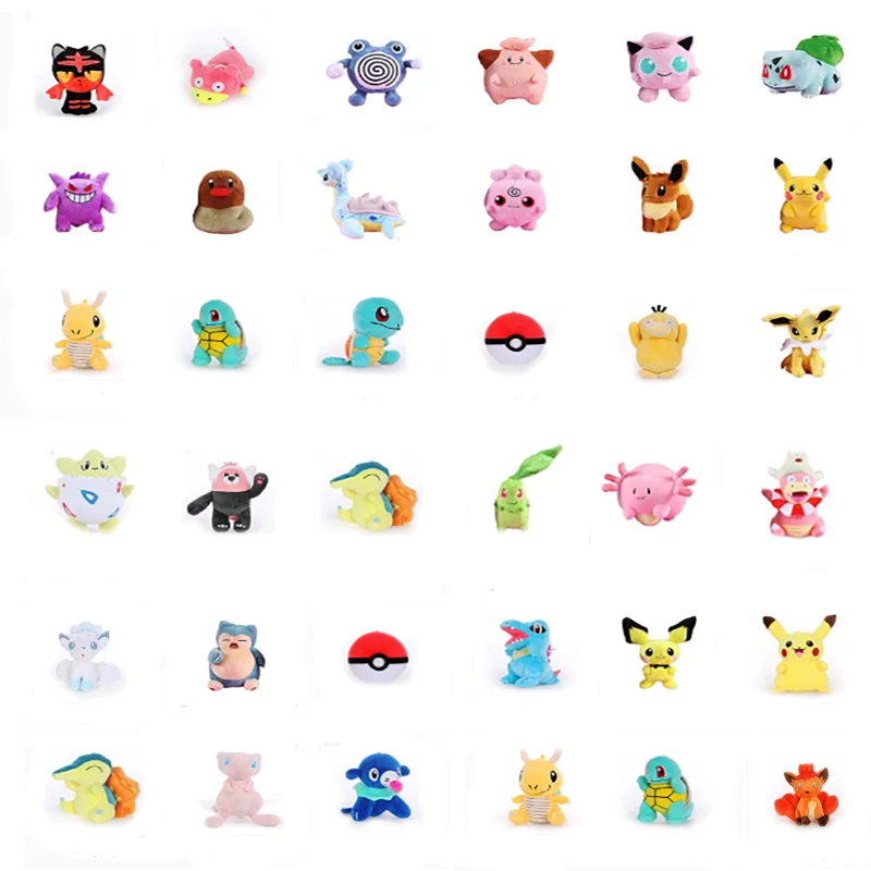27 стили Пикачу Popplio Wartortle Torchic Evee милая кукла плюш для детей подарок плюшевые