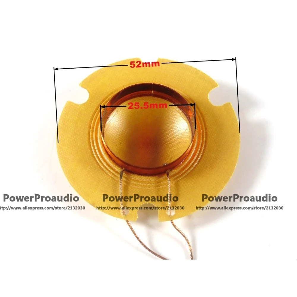

25.5mm diaphragm Tweeters loudspeaker speaker voice coil 8 Ohm