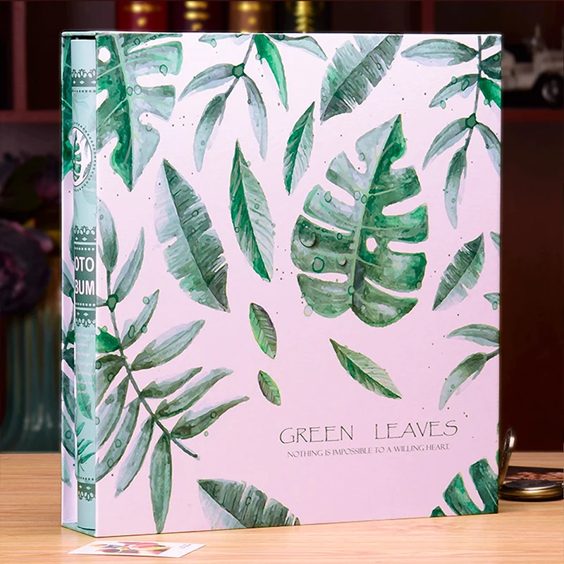 Большой 6 дюймовый внутренний фотоальбом 4D 200 страниц скрапбукинг|Фотоальбомы| |