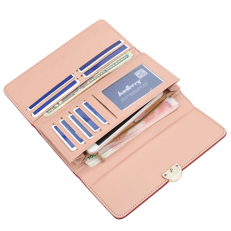 Новый Модный женский кошелек из мягкой кожи с геометрическим рисунком женские