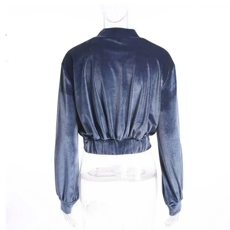 Новинка 2017 Женский шикарный уличный стиль воротник стойка длинный рукав