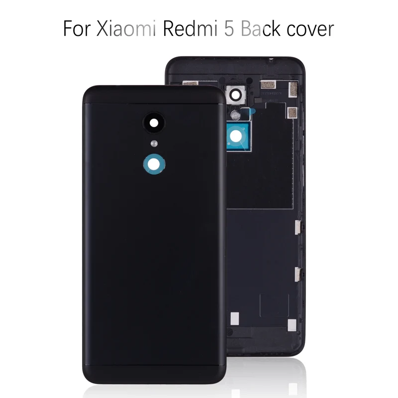 Задняя крышка для Xiaomi Redmi 5 на батарею черный золотой