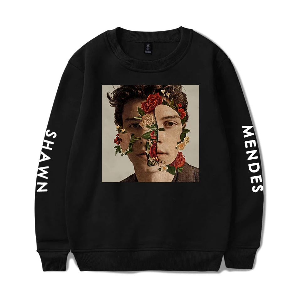 

Aikooki New Arrival Shawn Mende Capless Hoodies Men/Women Fashion Casual Hip Hop Sweatshirt Print Shawn Mende Men's Streetwear