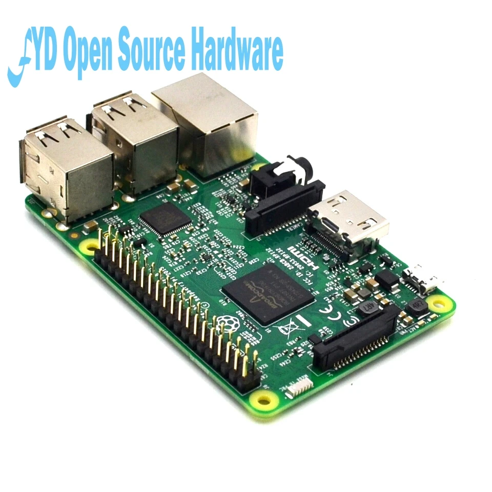 Raspberry Pi 3 Model B плата + раковины 1 Гб LPDDR2 четырехъядерный WiFi и Bluetooth | Электронные