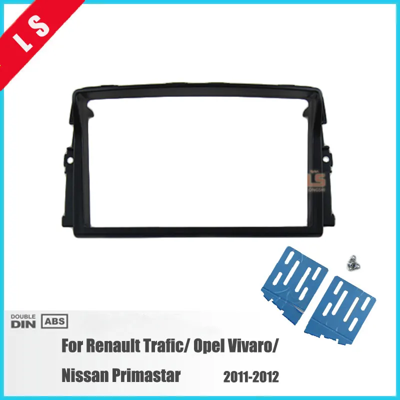 2DIN Автомобильная панель для ремонта фасции для Renault trafc/Opel Vivaro/Nissan Primastar 2 Din Радио DVD gps Navi установочный комплект
